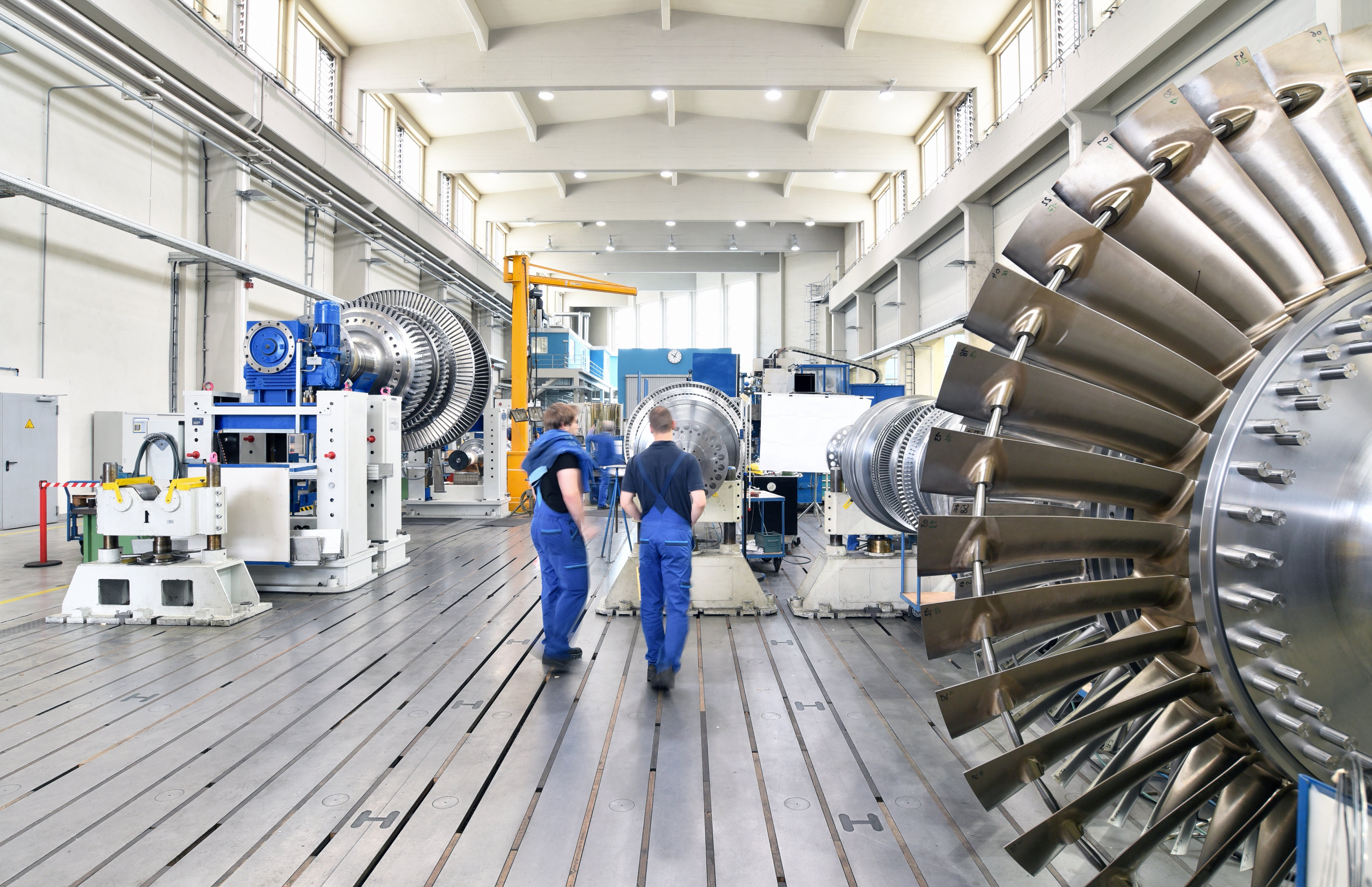 steam turbine manufacturing workers